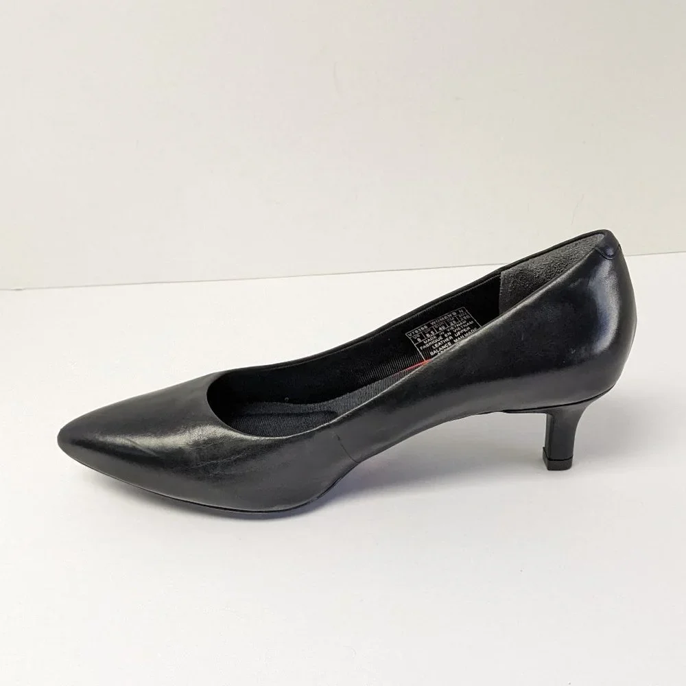 Rockport Total Motion Kalila Pumps, Black, Womens 9 Narrow
